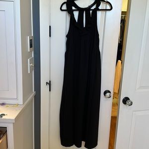 Gibsonlook ruffle halter maxi